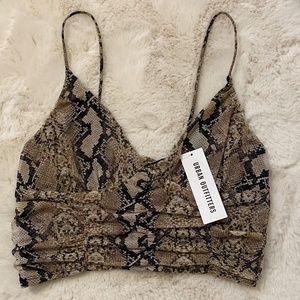 —SOLD— NWT UrbanOutfittersTOP Cami SnakeSkin